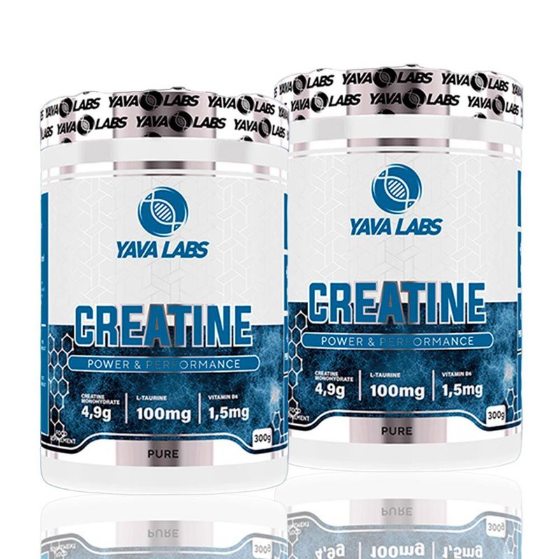 GENERICO - Pack Creatina Monohidratada 300Gr Yava Labs X2