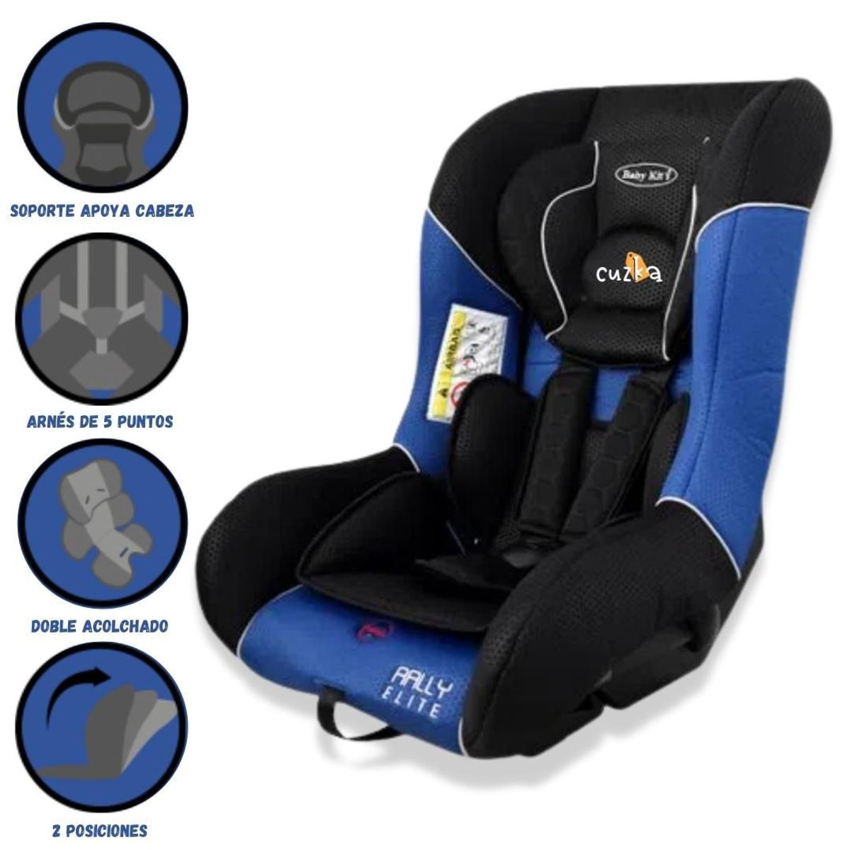 BABY KITS - Silla de Auto «RALLY» Blue