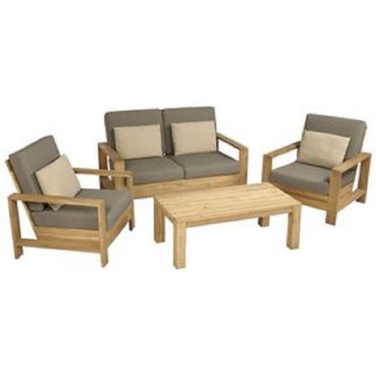 DMUEBLES - Dmuebles Juego de Sala 3-2-1 + Mesa Centro Nathan.