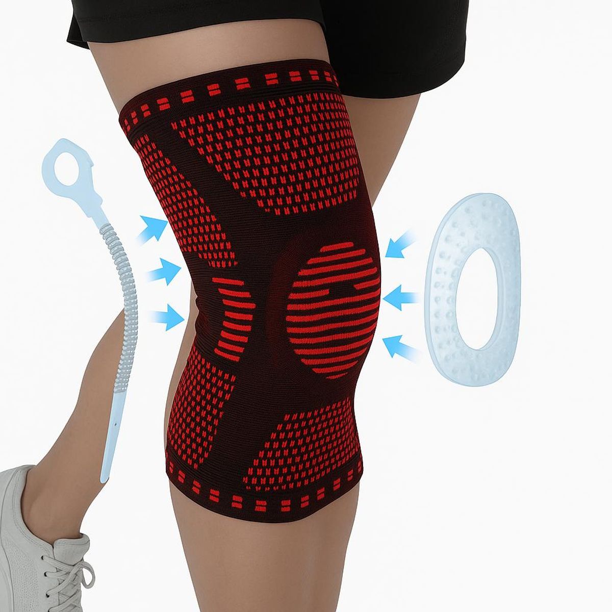 OEM - Rodillera Ortopedica Articulada Compresión De Cobre Con Gel