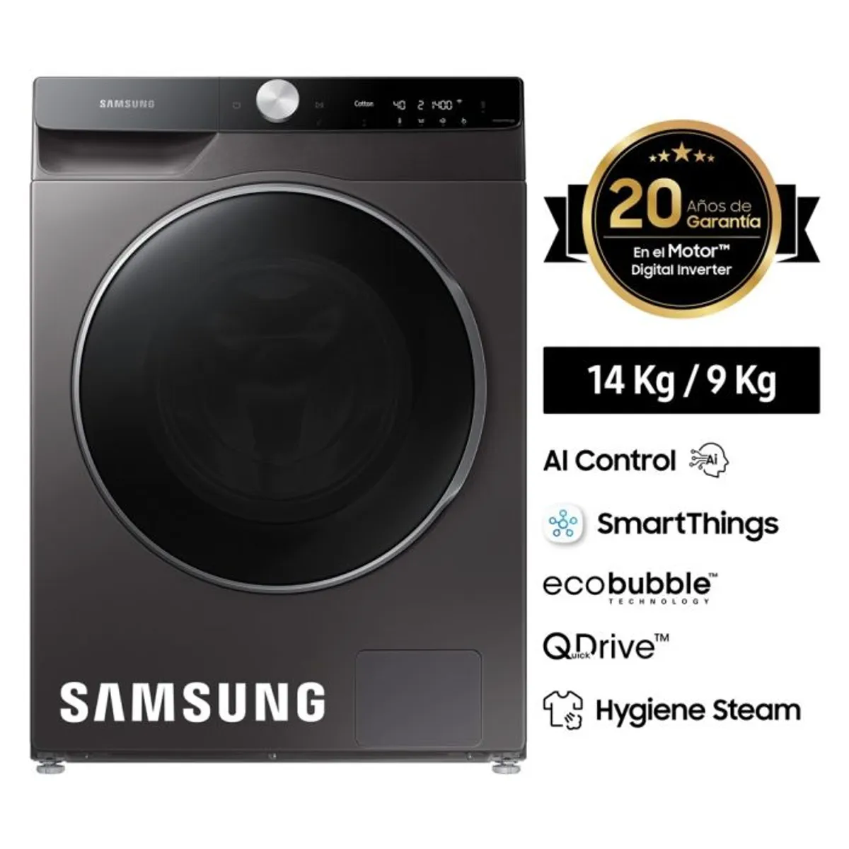 SAMSUNG - LAVASECA SAMSUNG 14/9KG AI CONTROL