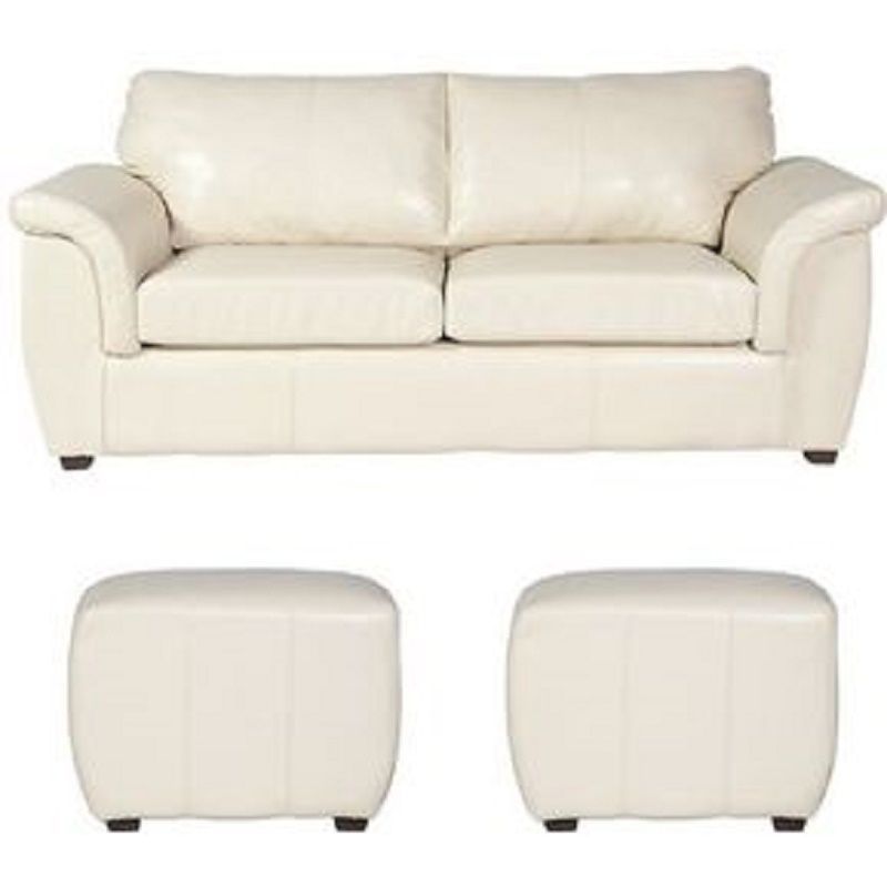 MOBILIARI - MOBILIARI OUTLET JUEGO DE SALA MARIANA 3 CUERPOS + 2 PUFF