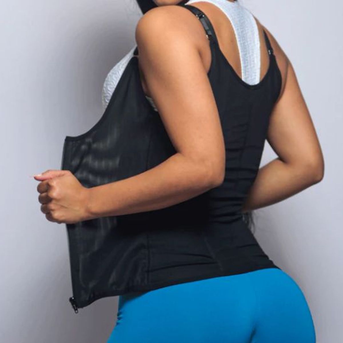 FAJAS VICKY MOLDEA TU INTERIOR - Faja Chaleco Doble Presión de Tirantes Removibles Reloj de arena