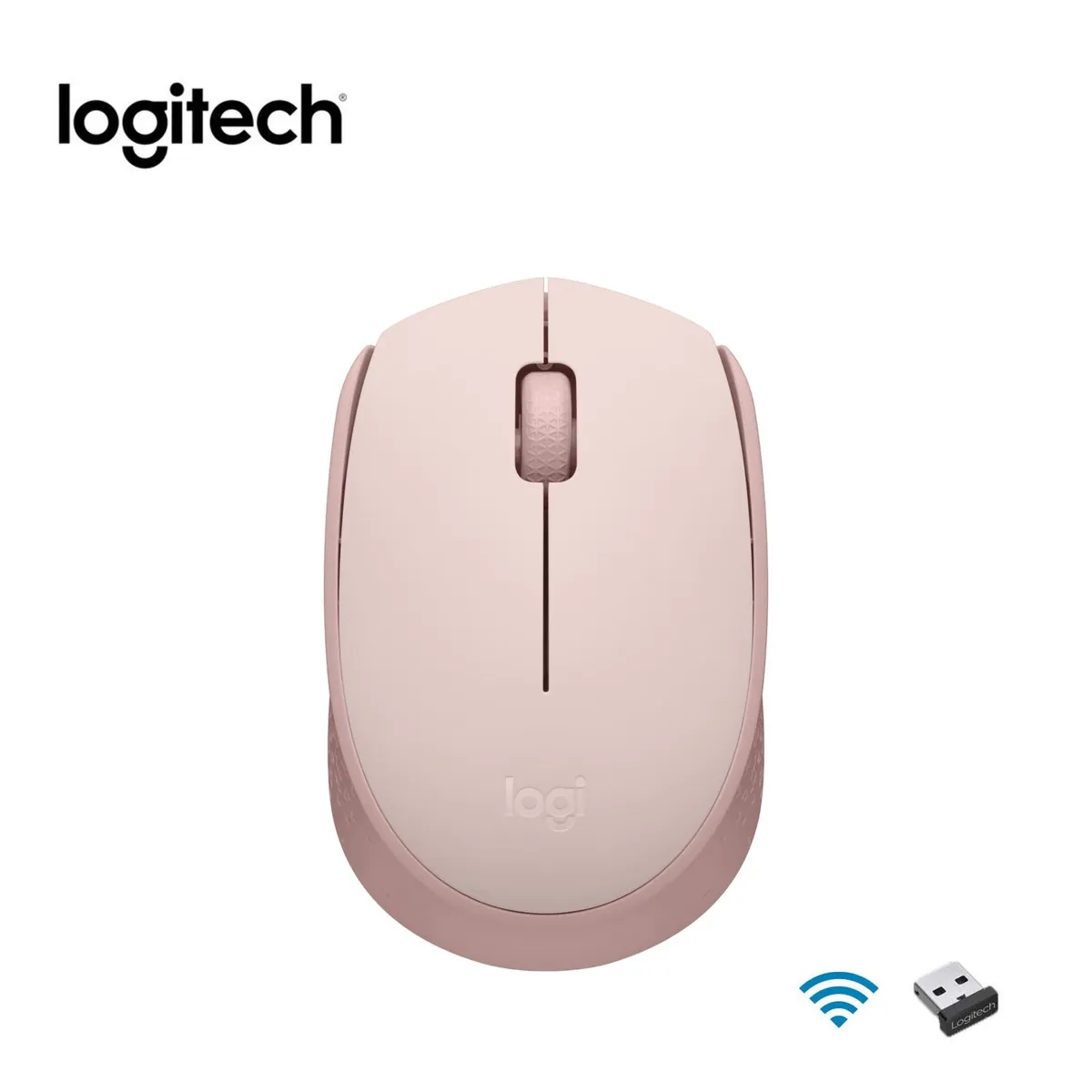 LOGITECH - Mouse Logitech Inalambrico M170 Rosado