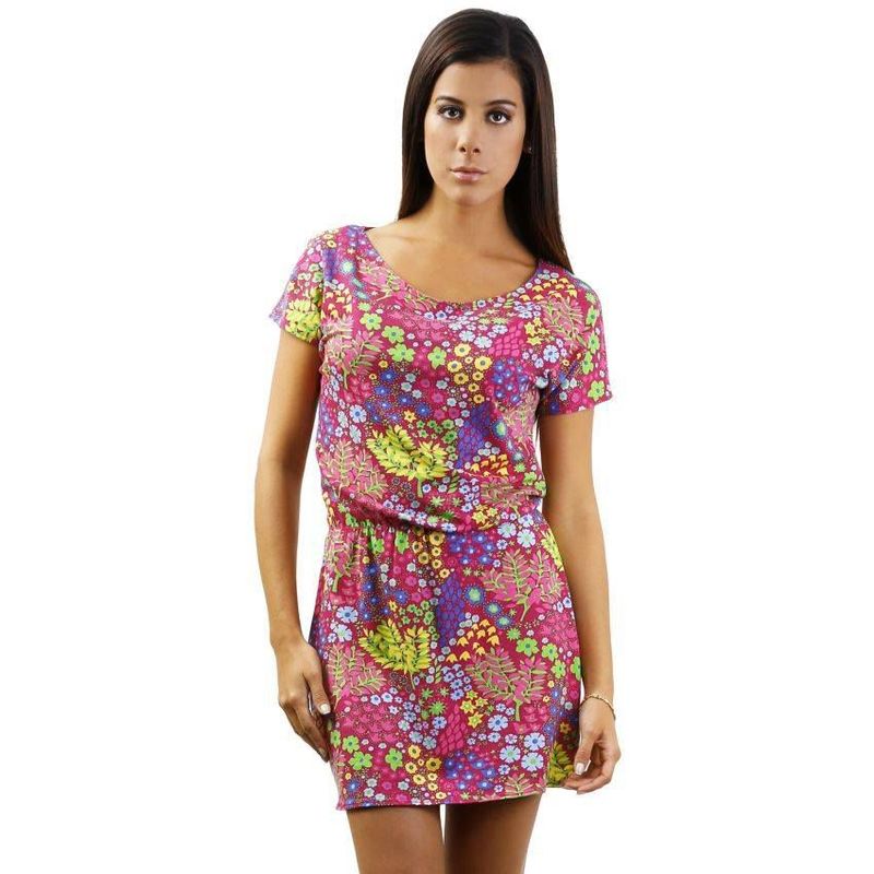 3K PERU SOLO CALIDAD - 3KPERU- Vestido floreado Rosado