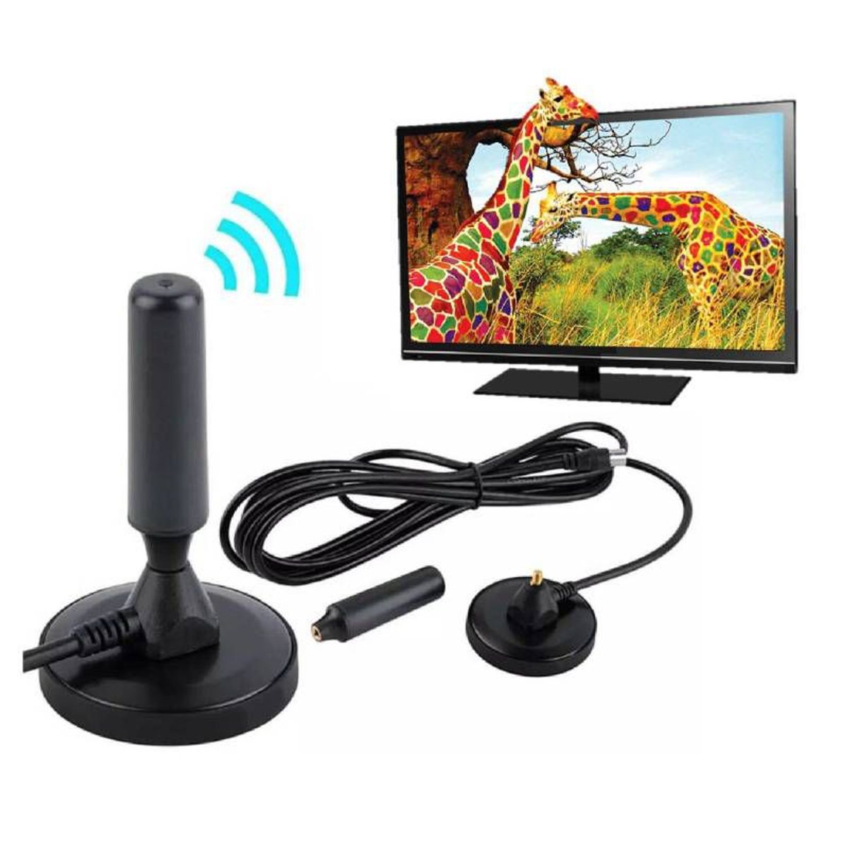 GENERICO - Antena Tv Digital  Interior Hd Para Smart Tv Y Antiguo