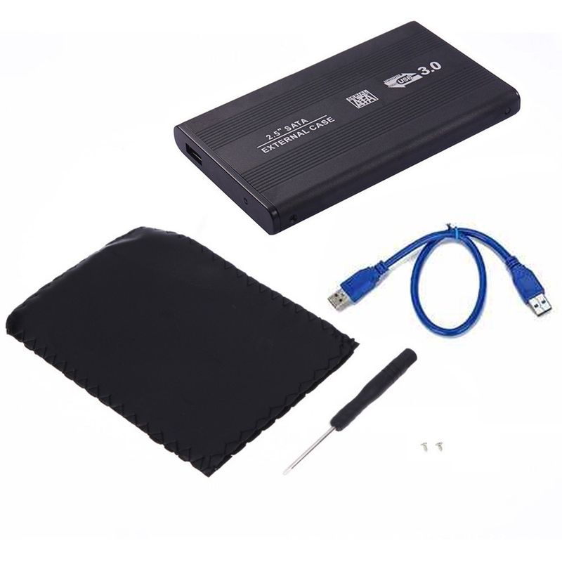 GENERICO - Case Disco Duro Externo Sata 2.5" Usb 3.0 Laptop Pc Portatil Notebook