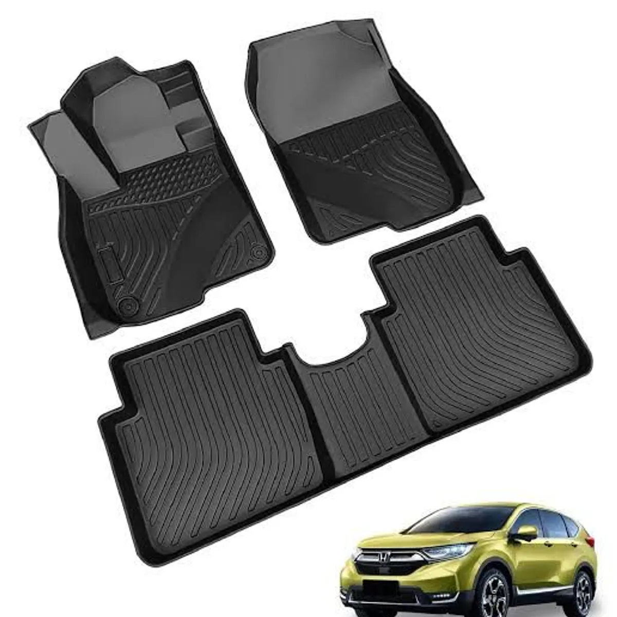 HONDA - Pisos bandeja 3D HONDA CR-V 2017 2018 2019 2020 2021 2022