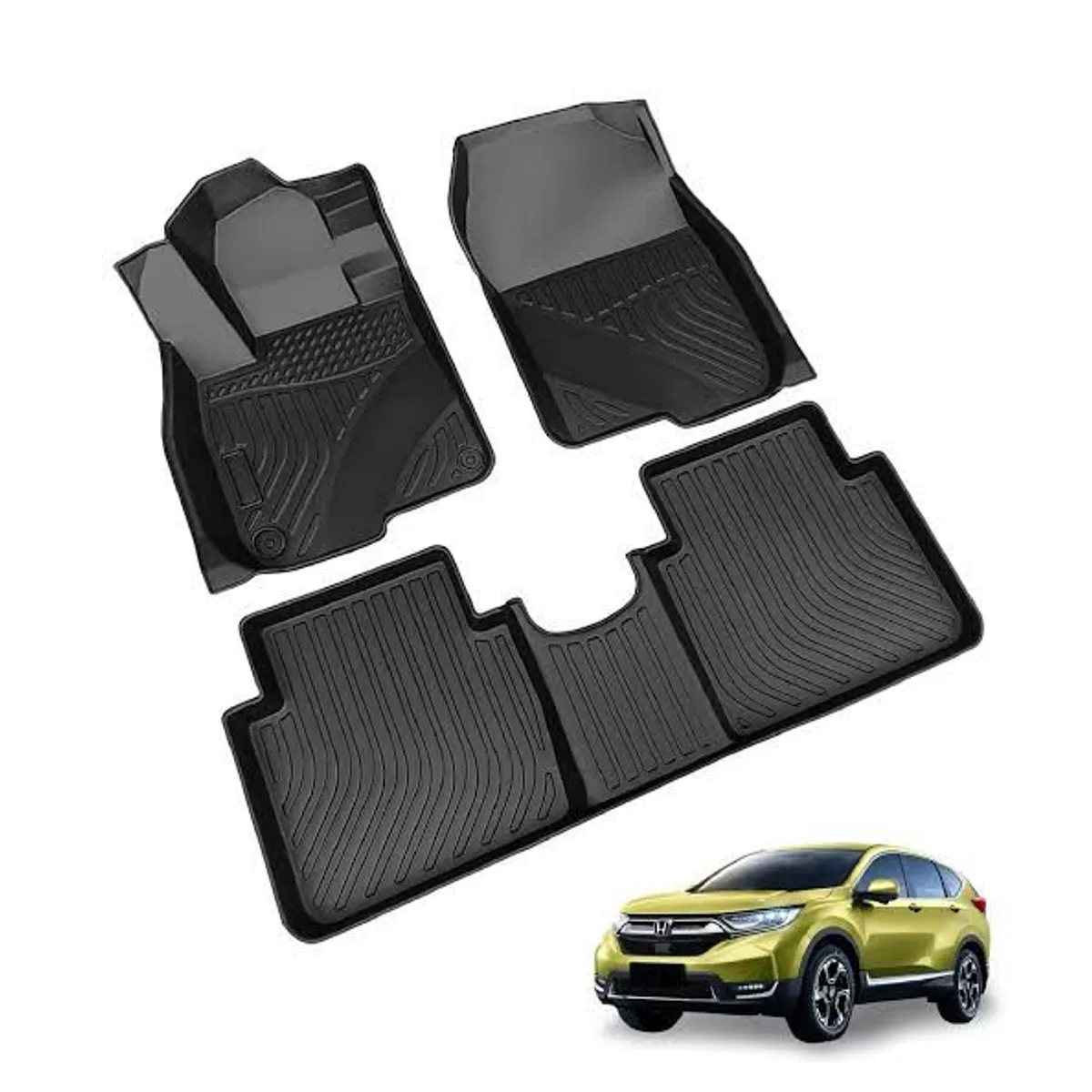 HONDA - Pisos bandeja 3D HONDA CR-V 2017 2018 2019 2020 2021 2022