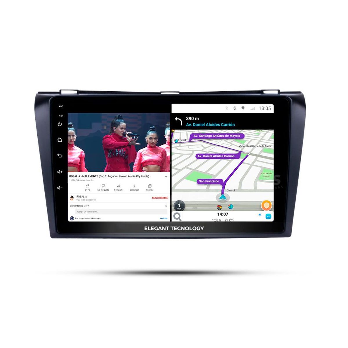 GENERICO - Autoradio Android Pantalla Mazda 3 Axela 2004-2009 Carplay