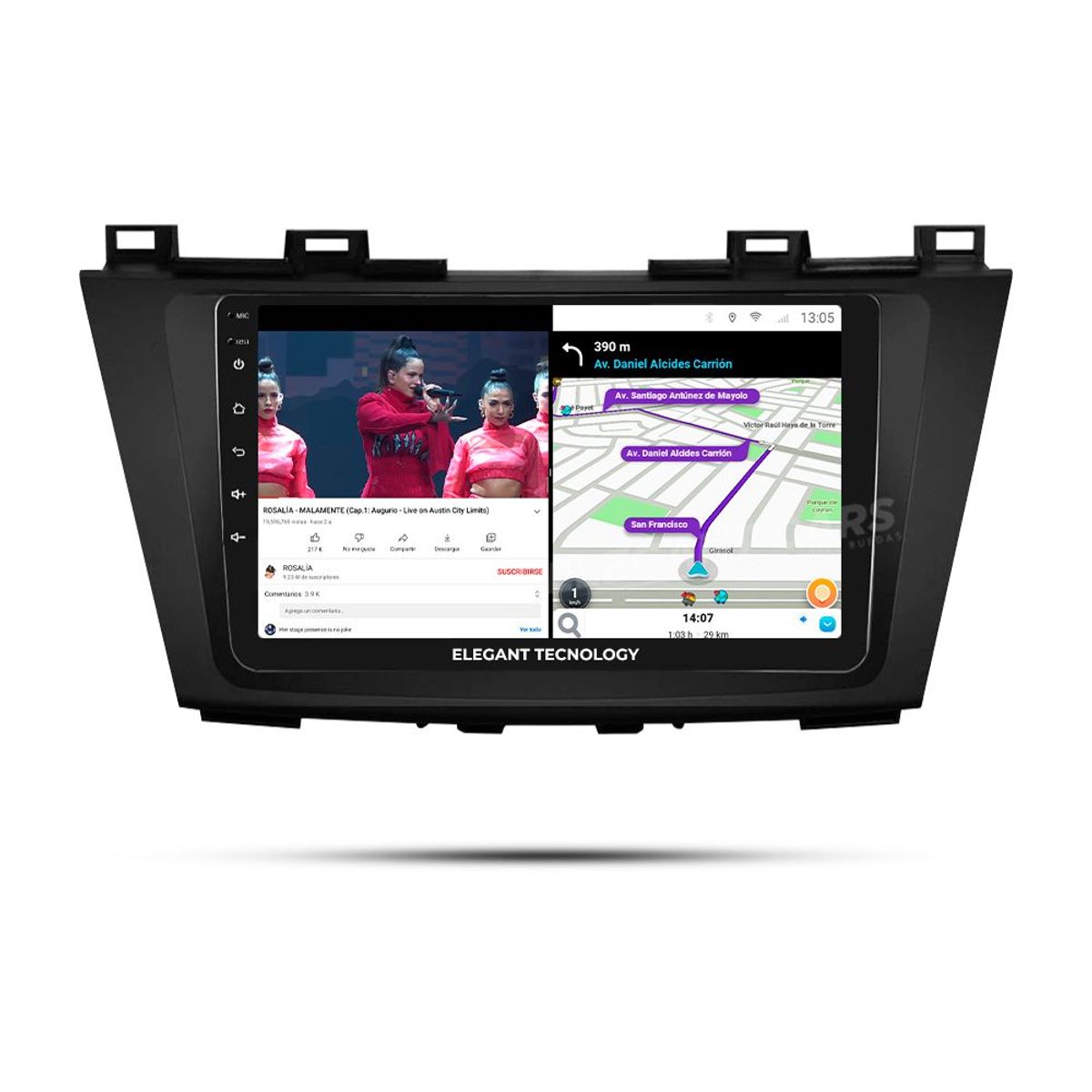 GENERICO - Autoradio Android Pantalla Mazda 5 2011-2013 Carplay +Auto 4GB +64GB