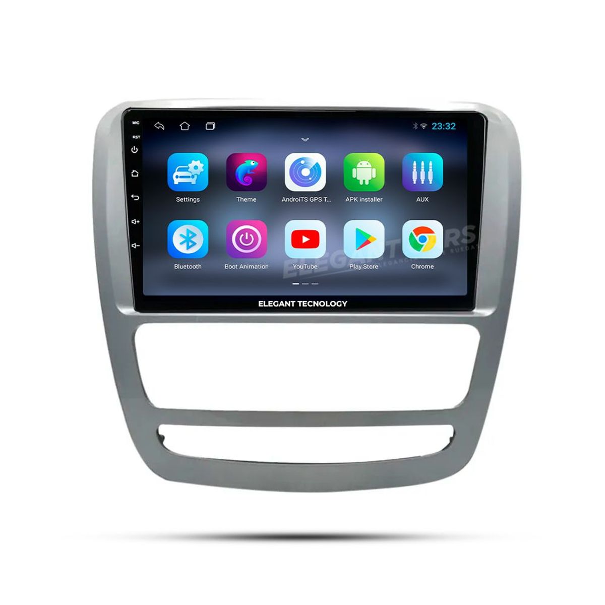 GENERICO - Autoradio Android Pantalla JAC T6-T8 Plata 2015-2018 Carplay +Auto 4GB +64GB