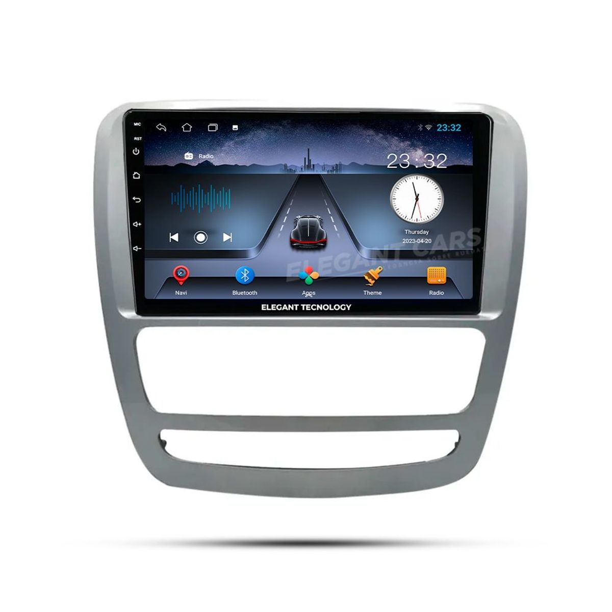 GENERICO - Autoradio Android Pantalla JAC T6-T8 Plata 2015-2018 Carplay +Auto 4GB +64GB