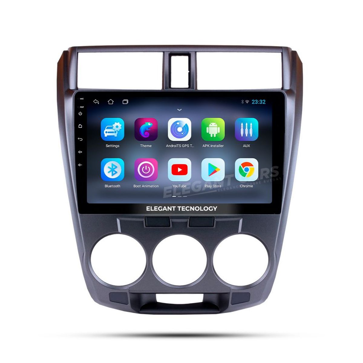 GENERICO - Autoradio Android Pantalla Honda City AC Auto 2008-2013 Carplay +Auto 4GB +64GB