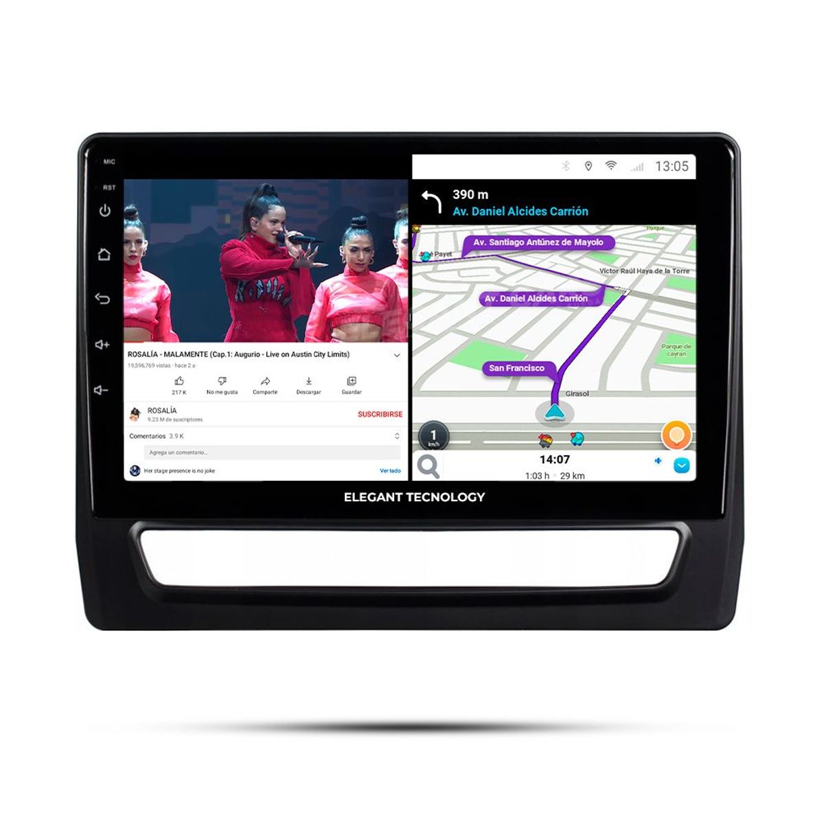 GENERICO - Autoradio Android Pantalla Mitsubishi ASX 2020-2021 Carplay +Auto 4GB +64GB