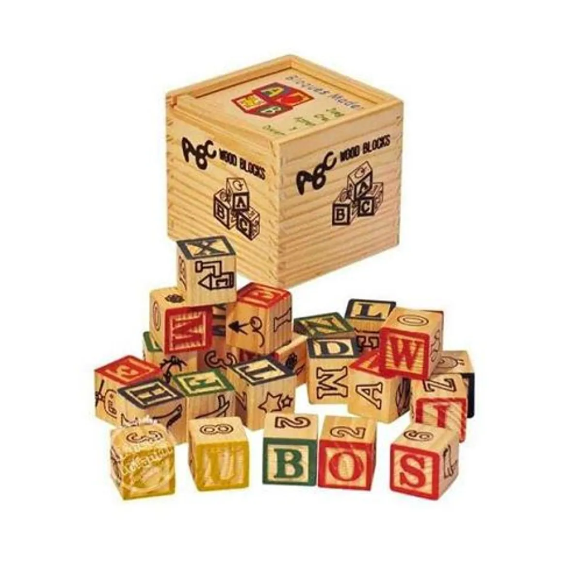 GENERICO - JUEGO EDUCATIVO - CUBO DIDACTICO DE 48 PIEZAS (MADERA)