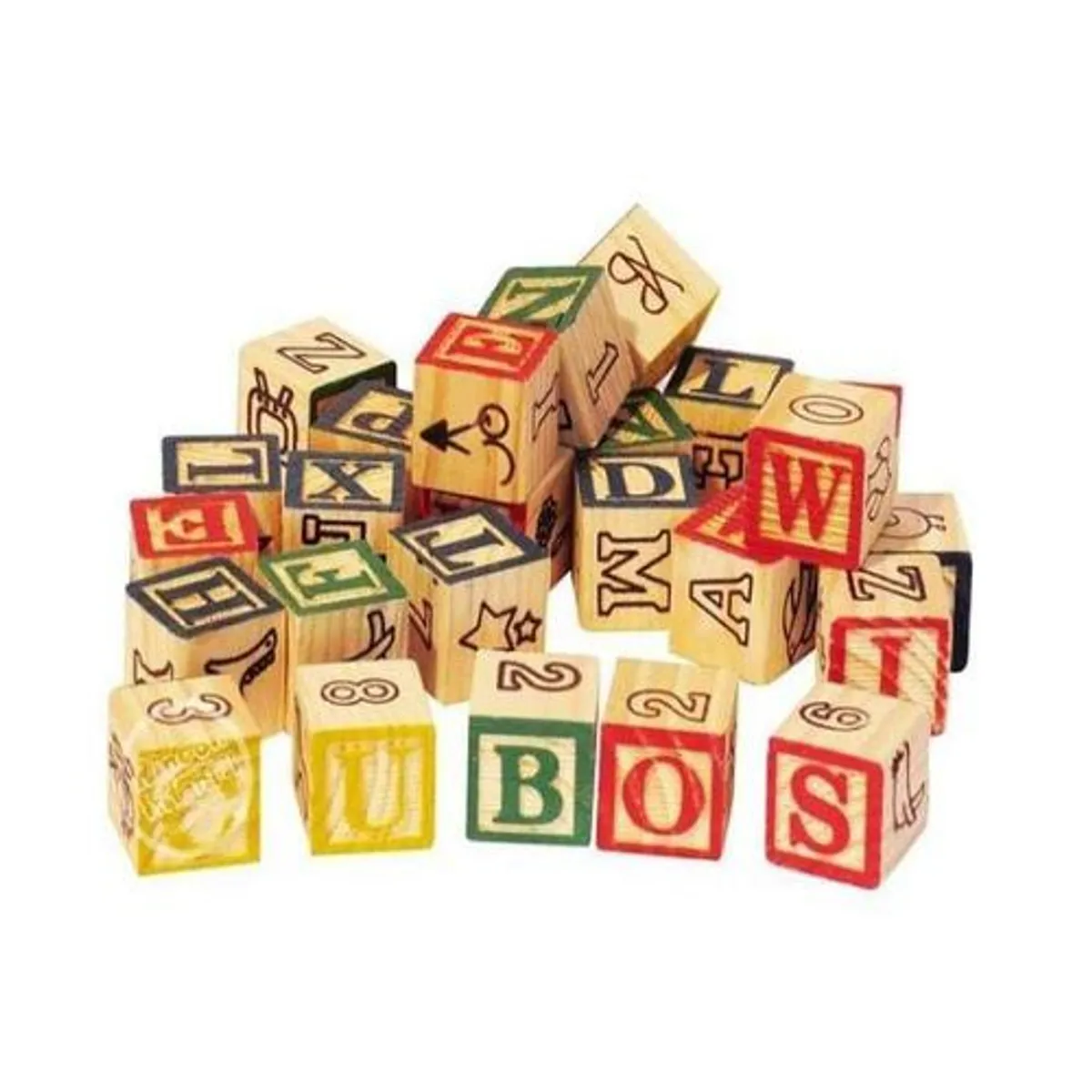 GENERICO - JUEGO EDUCATIVO - CUBO DIDACTICO DE 48 PIEZAS (MADERA)