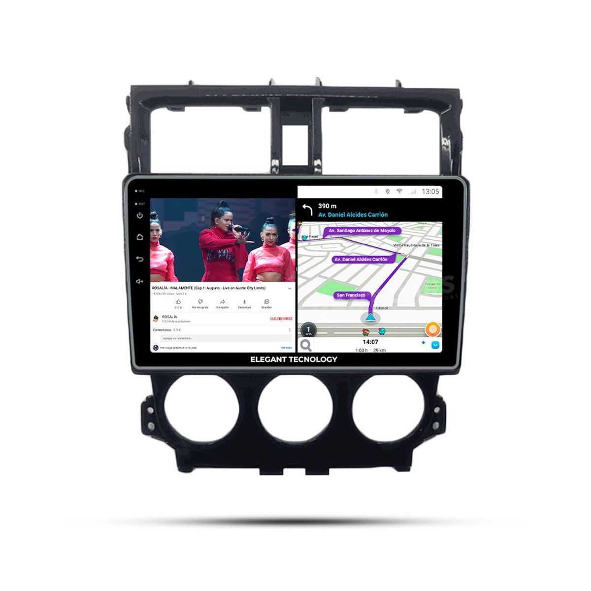 GENERICO - Autoradio Android PantallaMitsubishi Colt Plus 2013-2021 Carplay