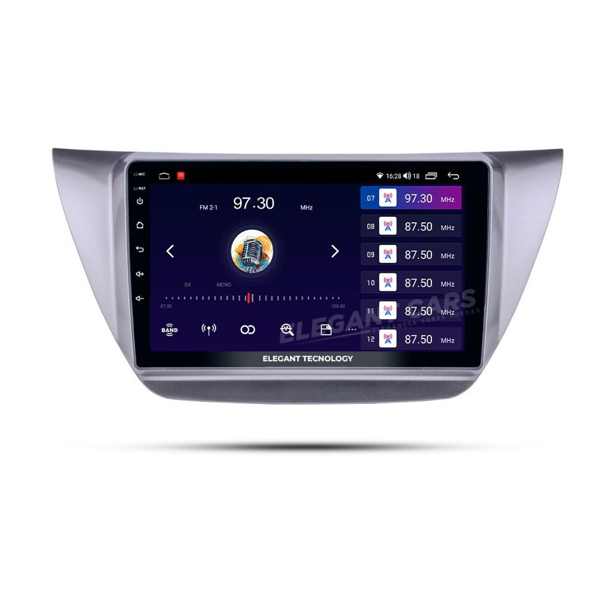 GENERICO - Autoradio Android Pantalla Mitsubishi Lancer IX Gris 2006-2010 Carplay +Auto 4GB +64GB