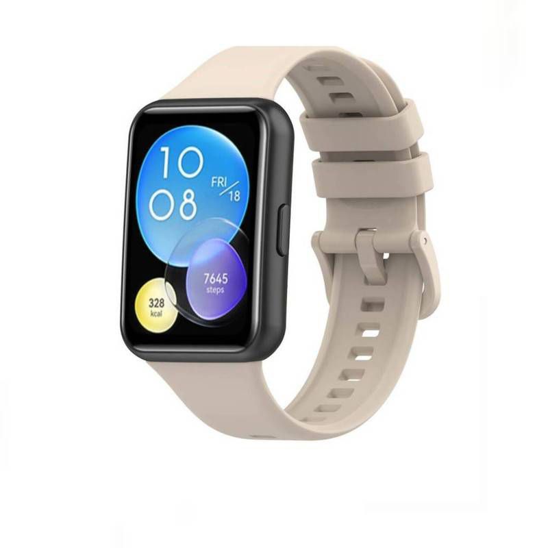 GENERICO - Correa De Silicona Para Huawei Watch Fit 2 - Crema