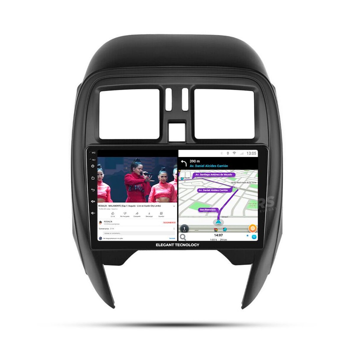 GENERICO - Autoradio Android Pantalla Nissan March Micra 2010-2013 Carplay