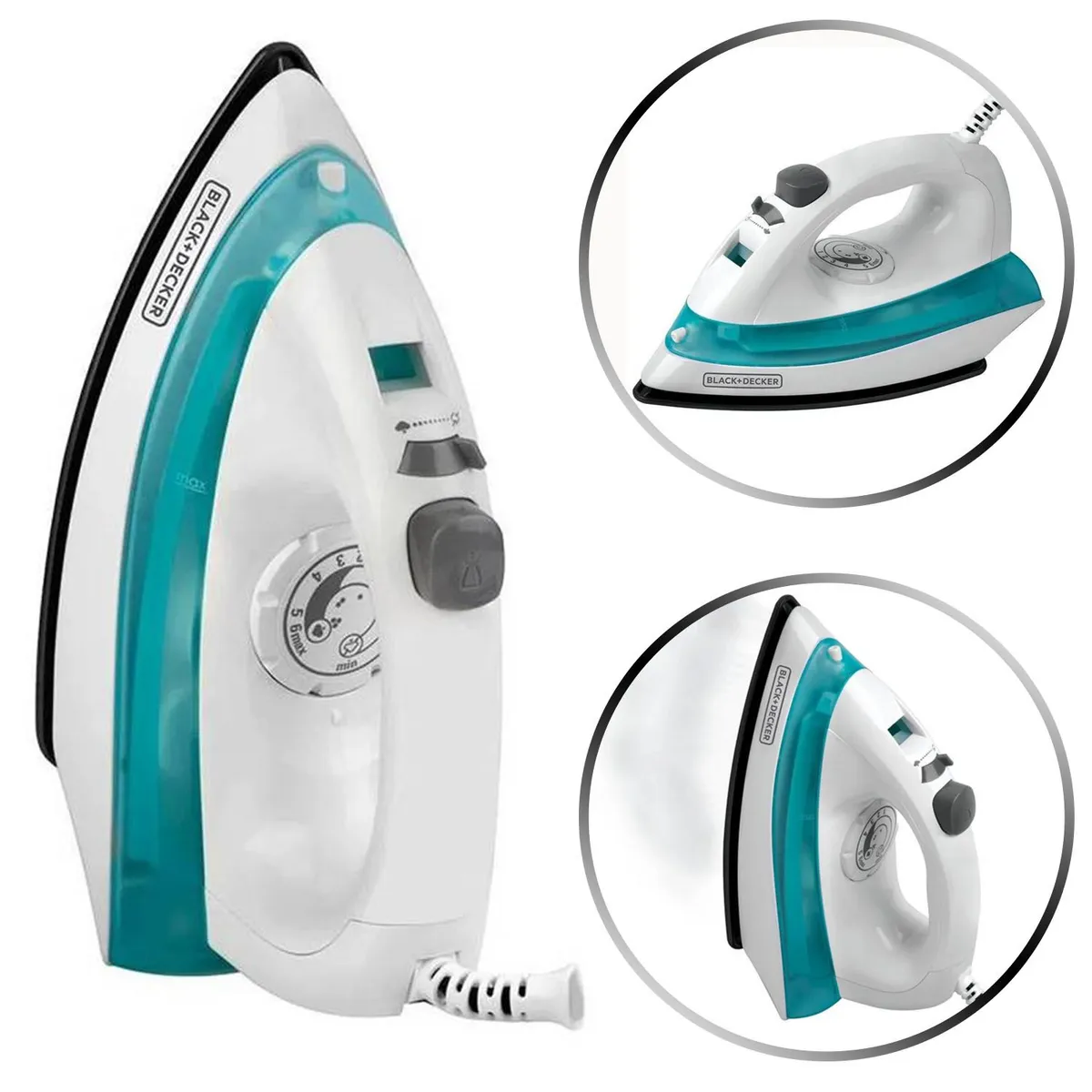 BLACK+DECKER - Plancha a Vapor BLACKDECKER IRBD100-CL