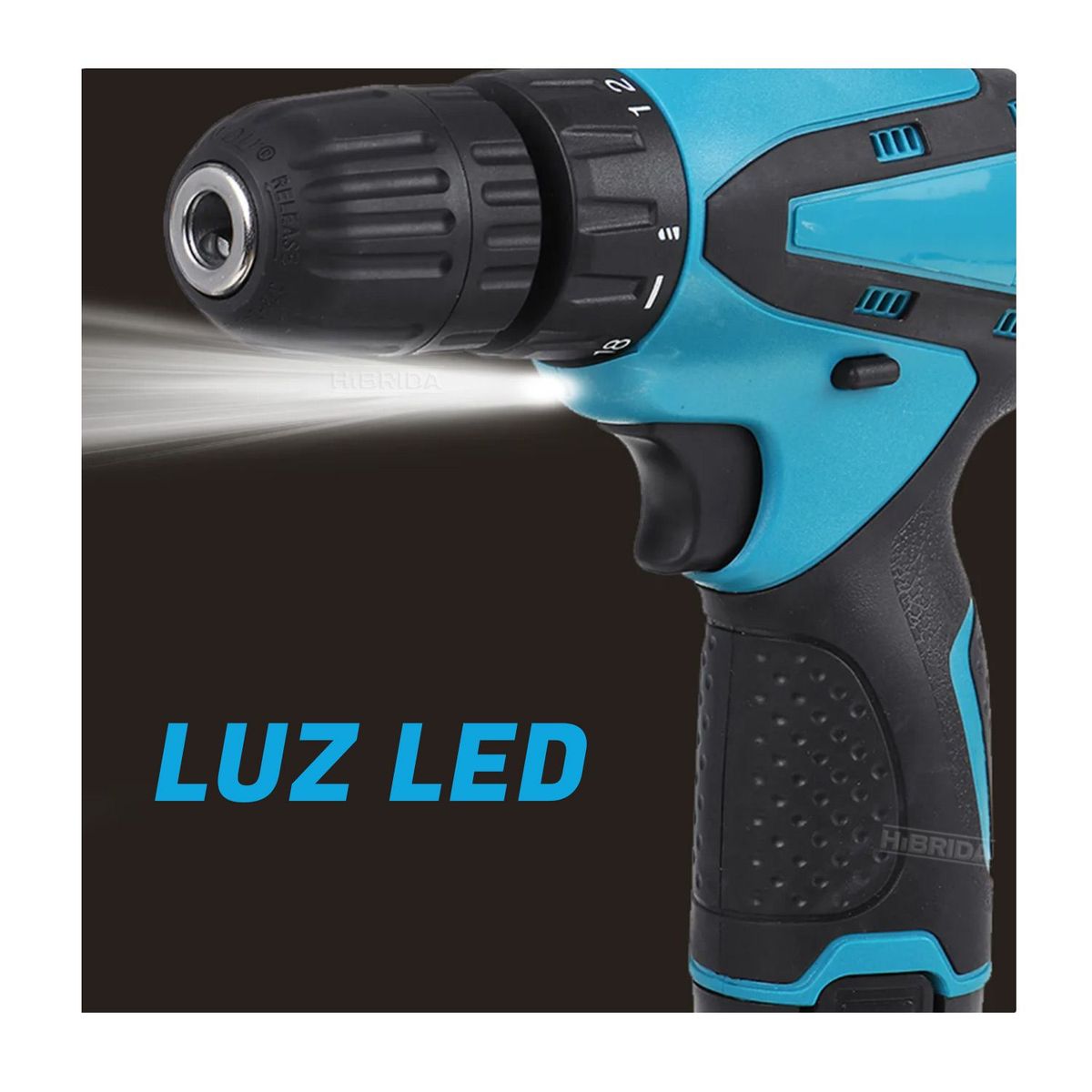 GENERICO - TALADRO ATORNILLADOR INALAMBRICO 12V BATERIA DESTORNILLADOR MADERA METAL