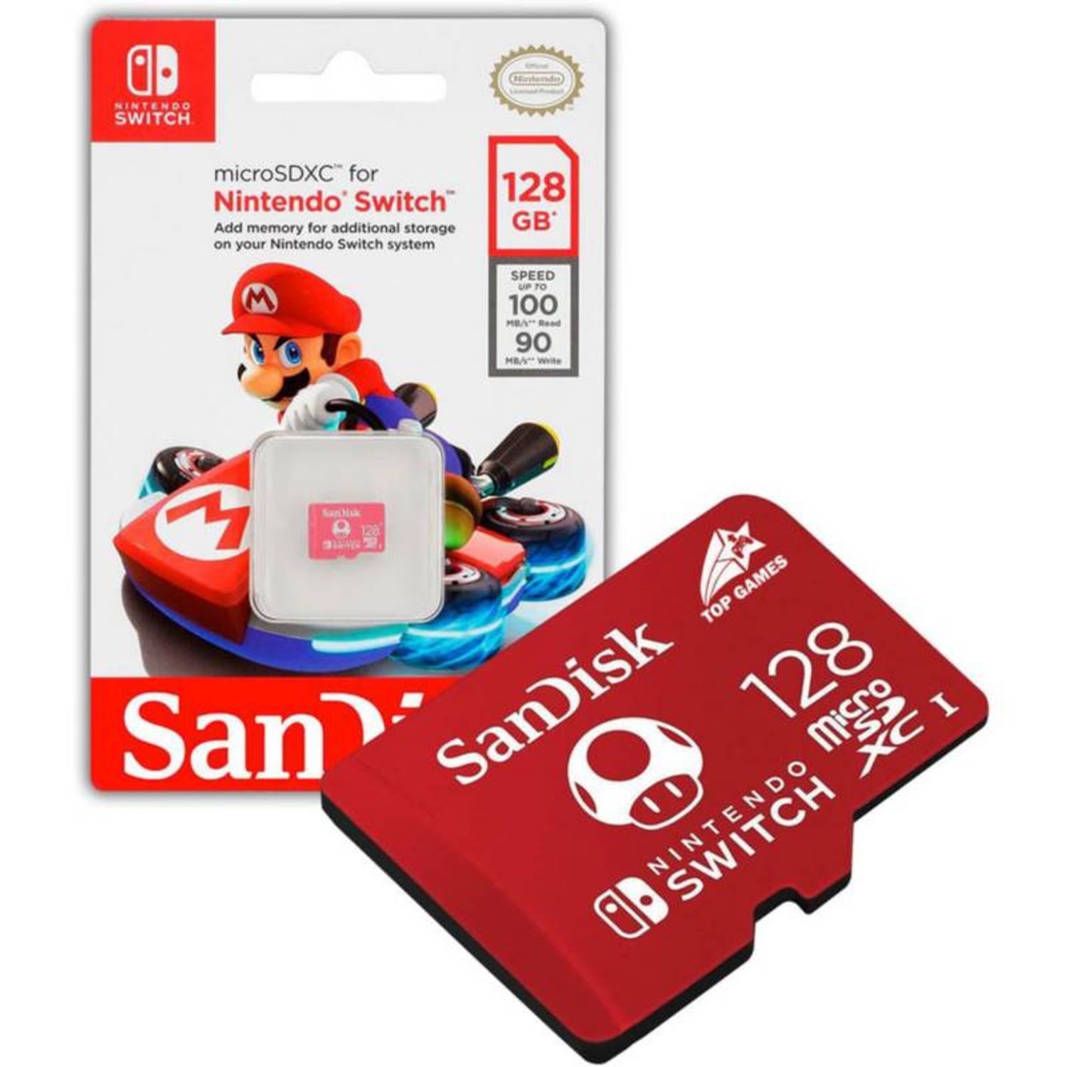 Memoria micro sdxc 128gb para nintendo switch oficial SANDISK