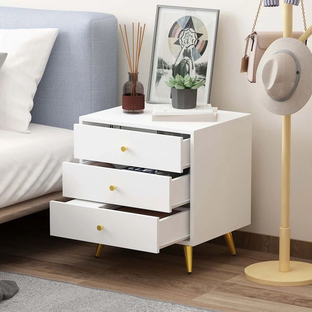 73 EXPERIENCE - Velador Vani - Blanco - 73 Experience