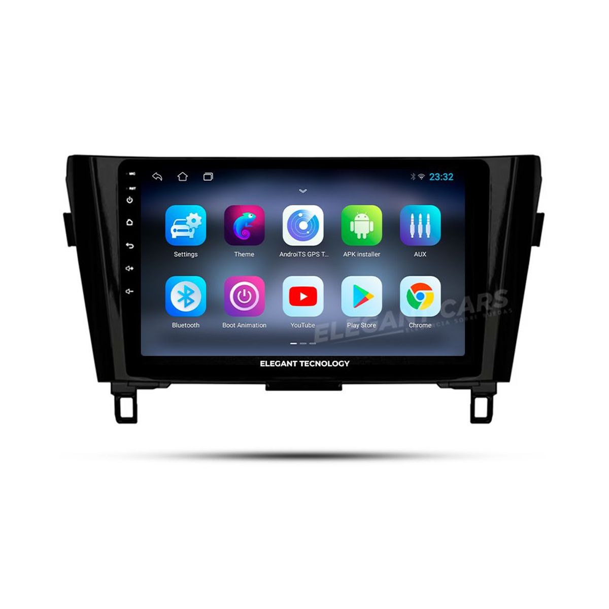 GENERICO - Autoradio Android Pantalla Nissan Xtrail Qashqai 2014-2018 Carplay +Auto 4GB +64GB