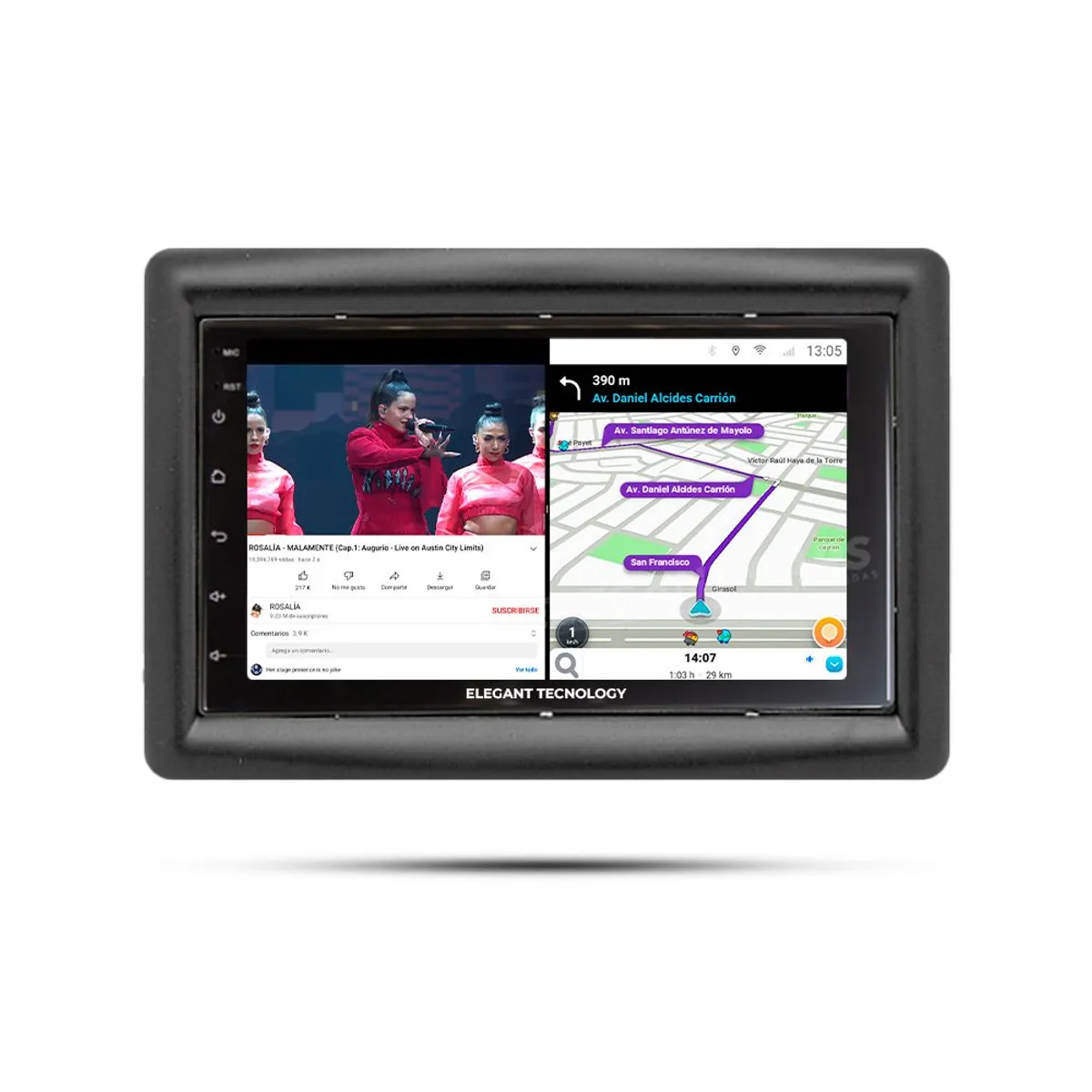 GENERICO - Autoradio Android Pantalla Renault Fluence Megane 2 2003-2009 Carplay +Auto 4GB +64GB