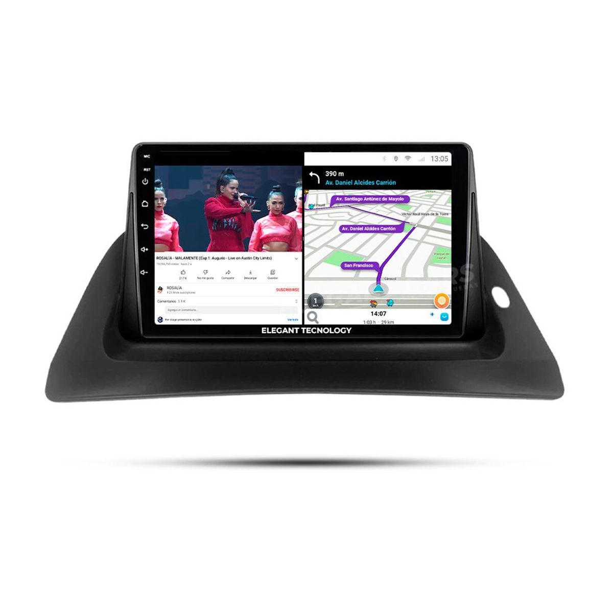 GENERICO - Autoradio Android Pantalla Renault Kangoo 2015-2018 Carplay +Auto 4GB +64GB