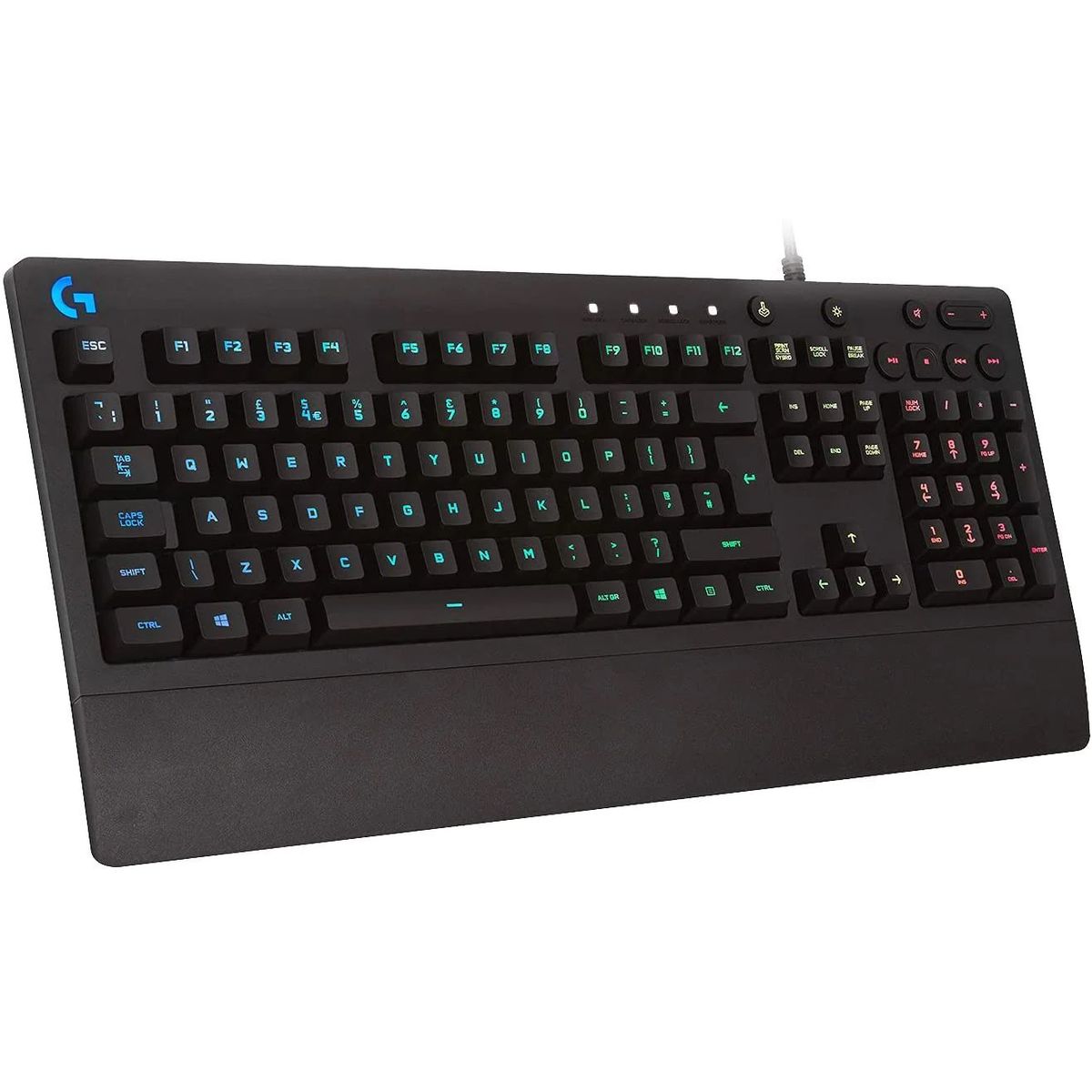 LOGITECH - Teclado Gamer Logitech G213 Prodigy Rgb Reposa Muñeca