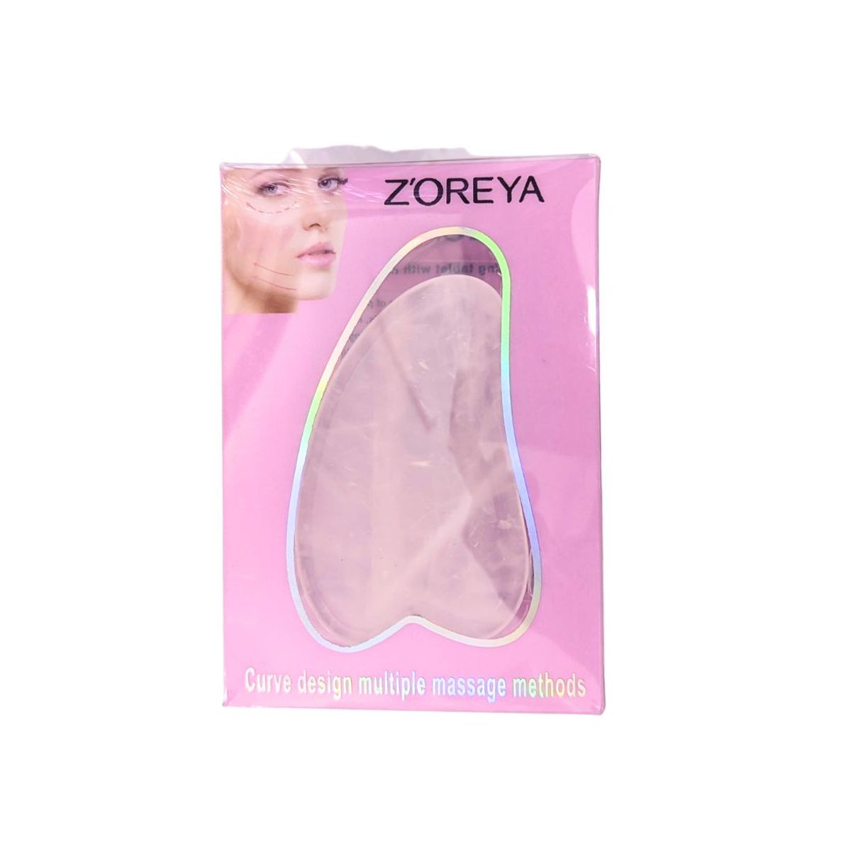 GENERICO - Gua sha de Cuarzo Rosa