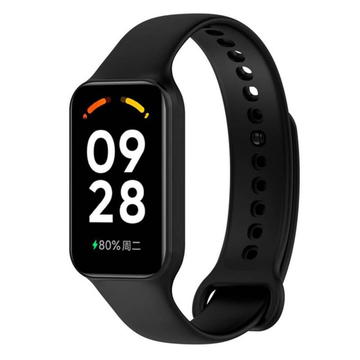 GENERICO - Correa De Silicona Para Redmi Smart Band 2 - Negro