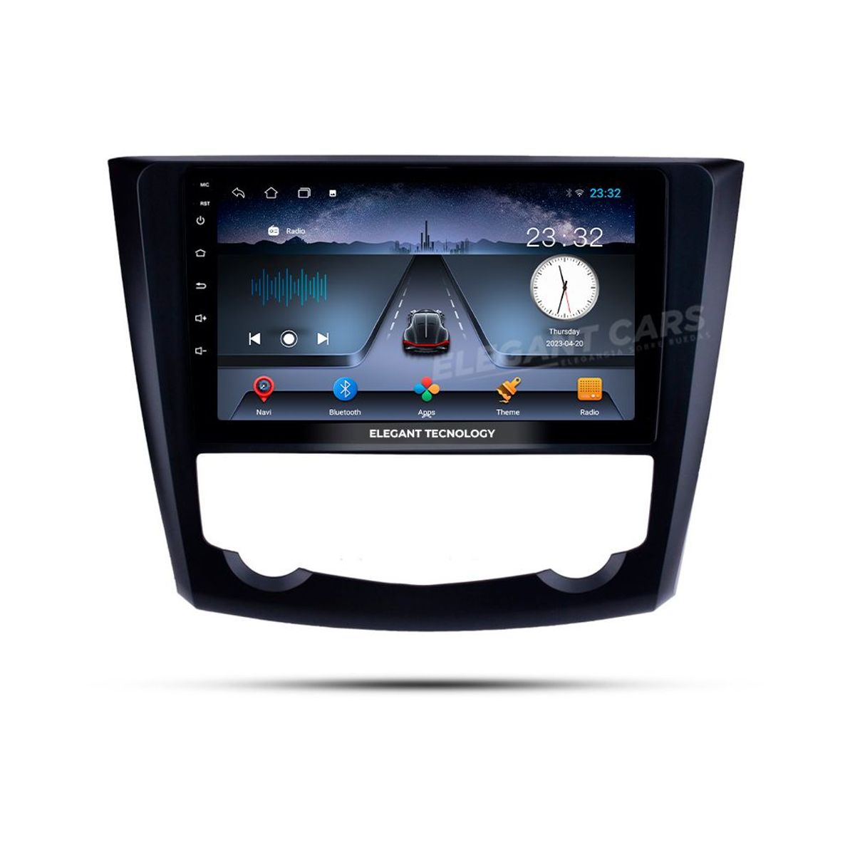 GENERICO - Autoradio Android Pantalla Renault Kadjar 2016-2017 Carplay +Auto 4GB +64GB