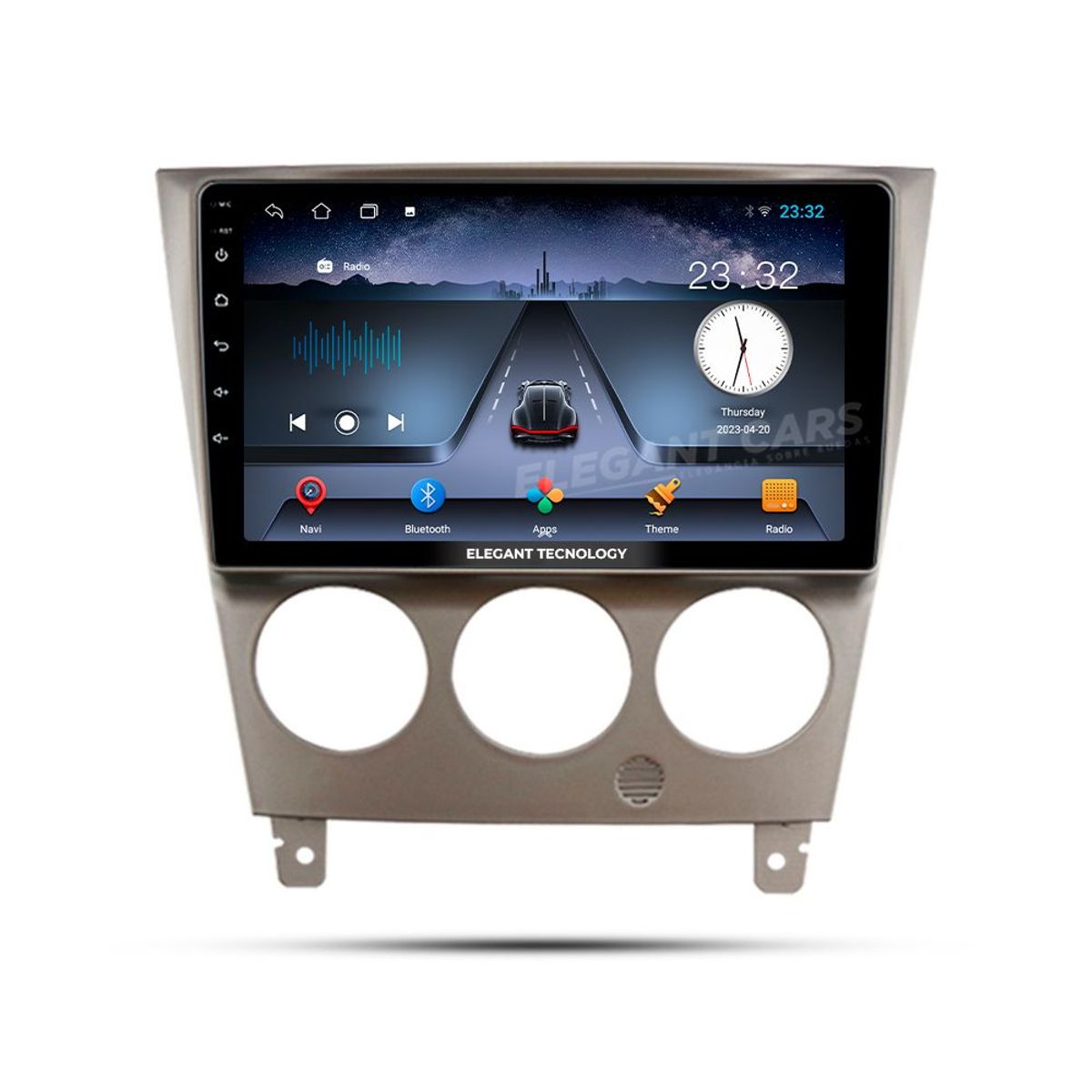 GENERICO - Autoradio Android Pantalla Subaru Impreza 2003-2006 Carplay +Auto 4GB +64GB