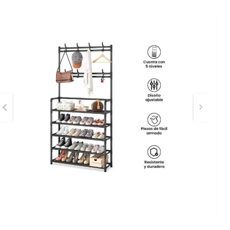 GENERICO - Organizador de Calzados Multiuso Zapatero - Perchero armable ropero