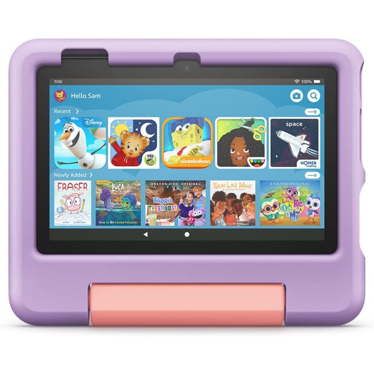 AMAZON - Tablet Amazon Fire 7 Kids 12va Gen 2022 - 3 a 7 años - 16GB - Lila.