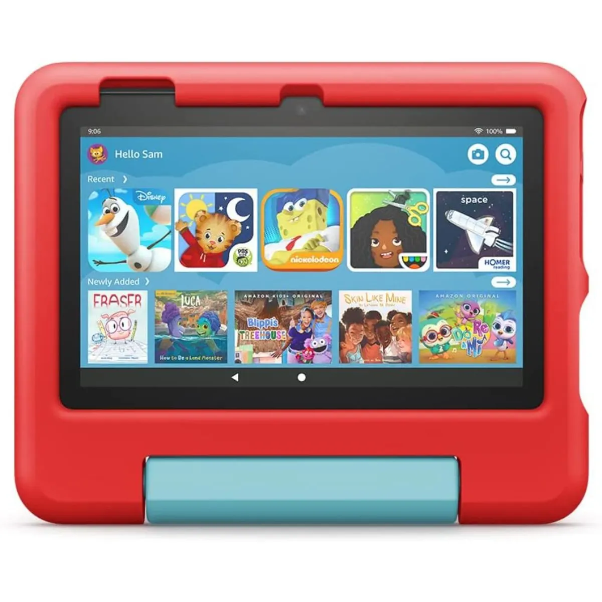 AMAZON - Tablet Amazon Fire 7 Kids 12va Gen 2022 - 3 a 7 años - 16GB - Rojo.