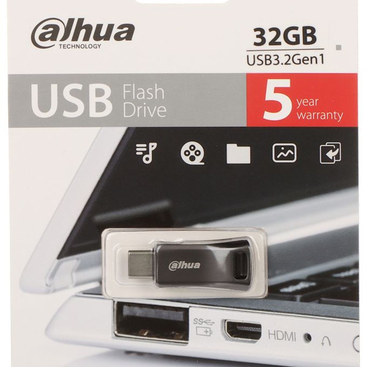 DAHUA - Memoria USB Dahua  32GB U106- Negro