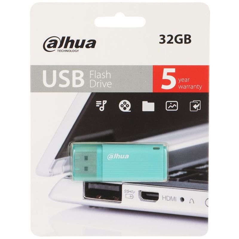DAHUA - Memoria USB Dahua  32GB U106- Celeste