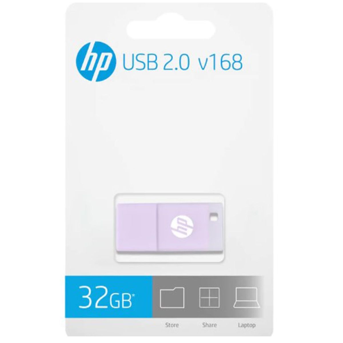 HP - MEMORIA USB 2.0 32GB HP V168P- Lila