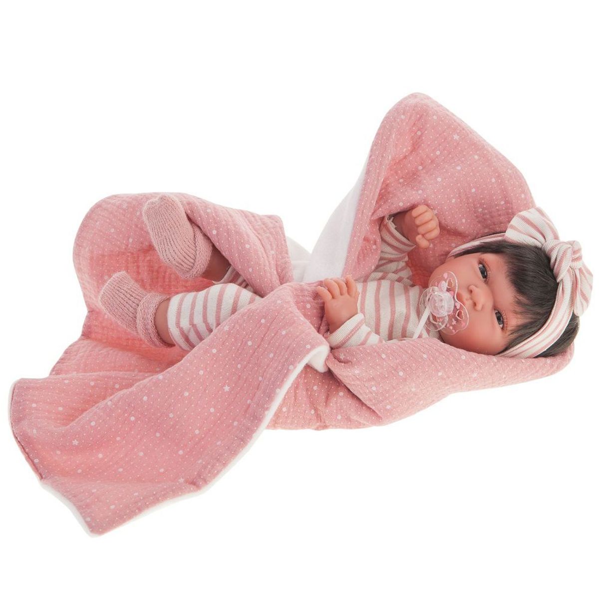 ANTONIO JUAN - Muñeca Antonio Juan Recién Nacida Baby Toneta Mantita 33 Cm