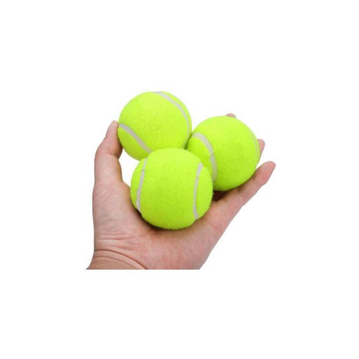 GENERICO - PACK 3 Pelotas de tennis para niños y mascotas