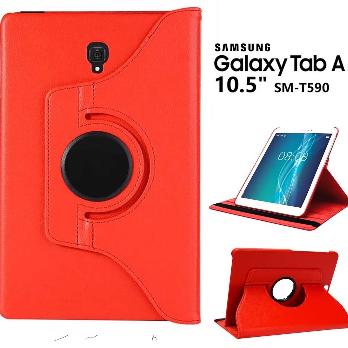 GENERICO - Funda Case Cover para Samsung Tab A 10,5 SM-T590 Protector Forro 360°