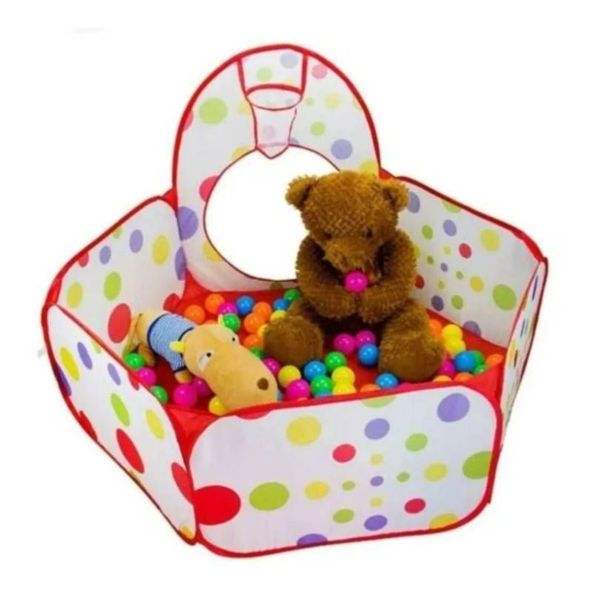 GENERICO - Piscina de tela con 100 Pelotas