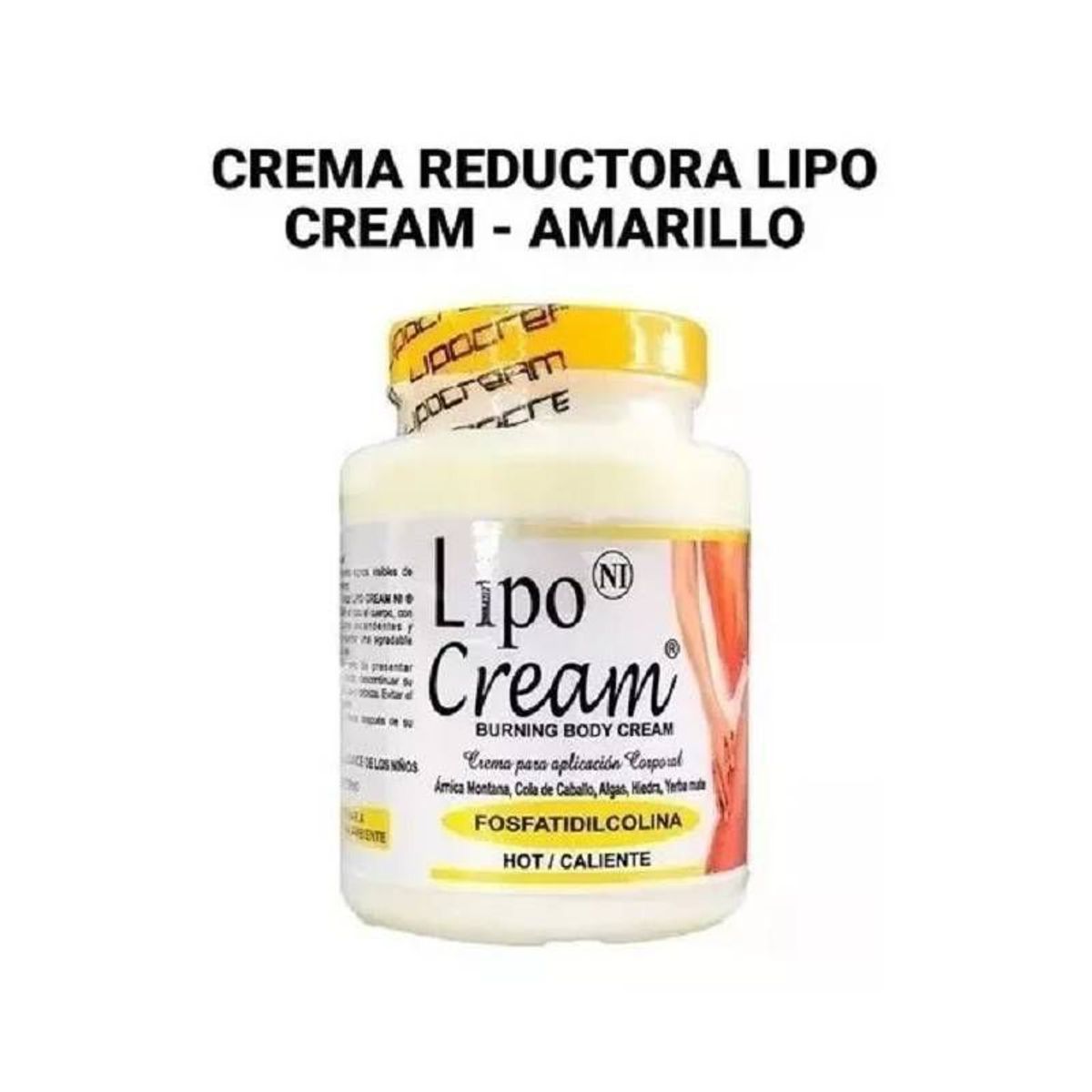 IMPORTADO MC - Crema reductora Lipo Cream Amarillo