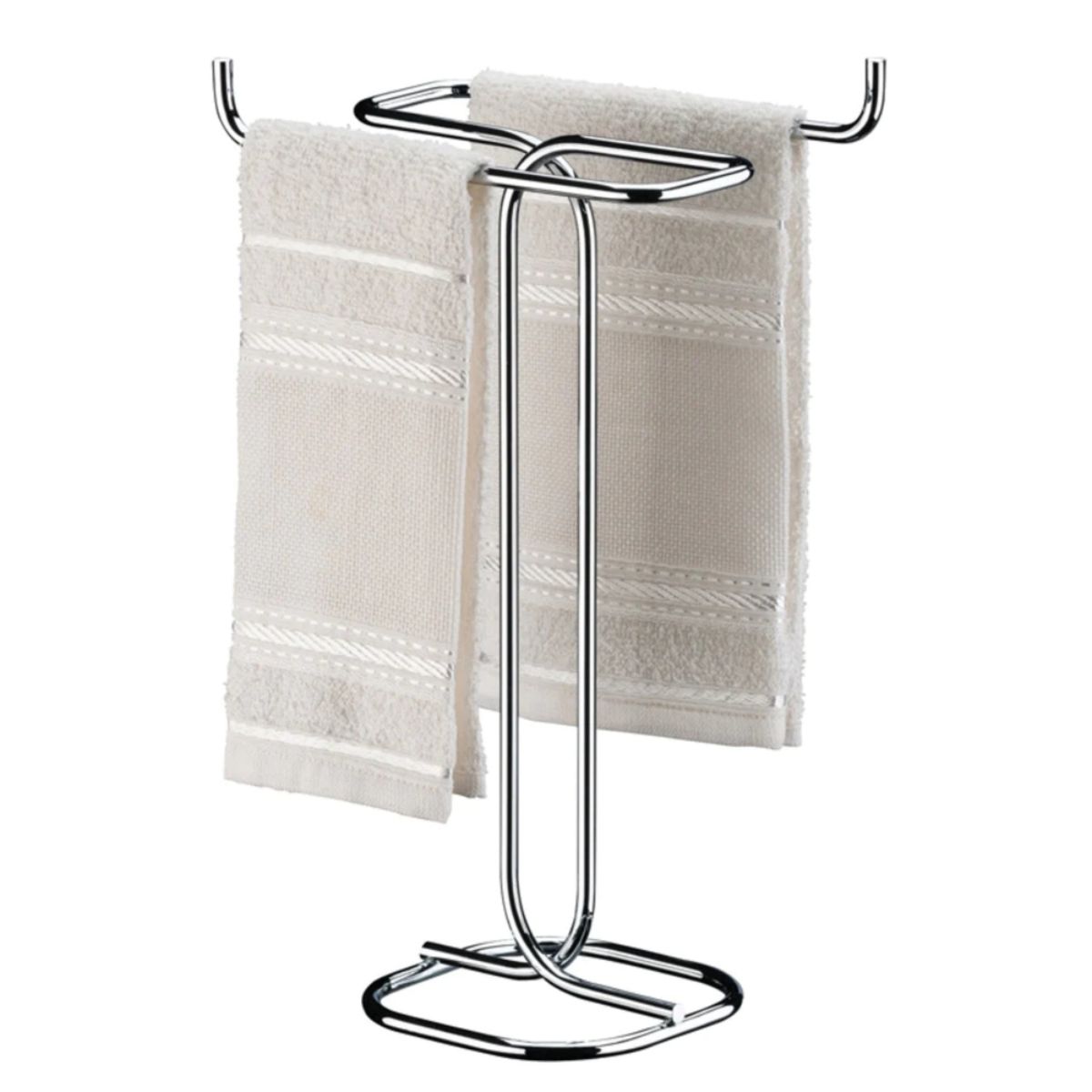 FUTURE - Toallero doble Future Perfezione plata