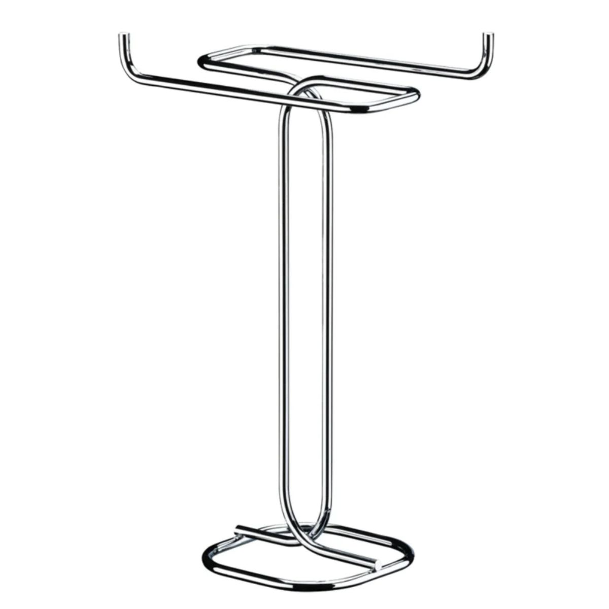 FUTURE - Toallero doble Future Perfezione plata